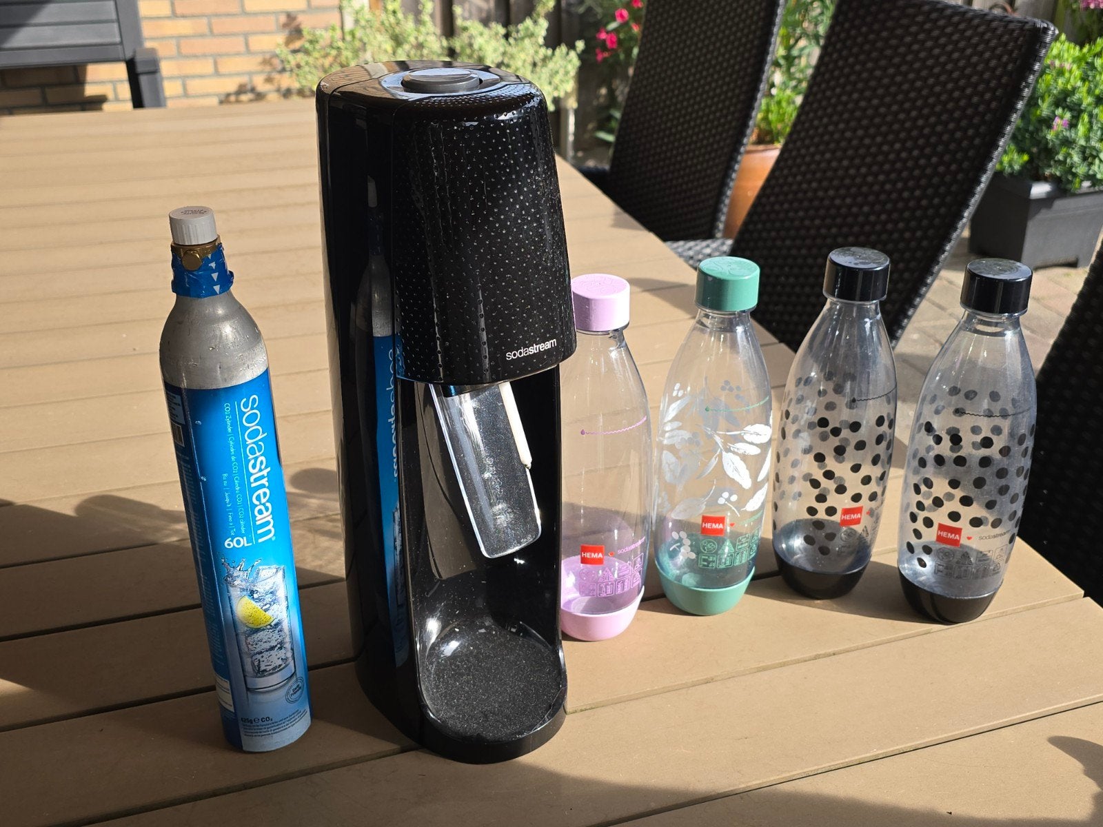 sodastream, Ophalen