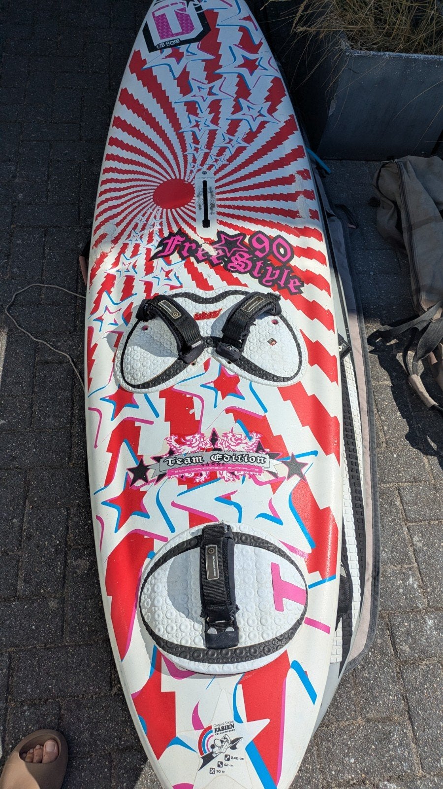Tabou freestyle 90 Gratis of ruilen voor iets kleins, Ophalen, Gebruikt, Minder dan 250 cm, Met vin(nen)