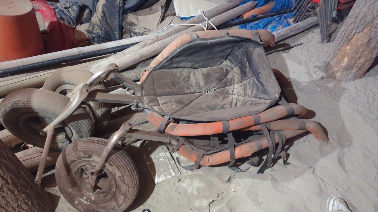 Kitebuggy - 3x. voor onderdelen, Ophalen