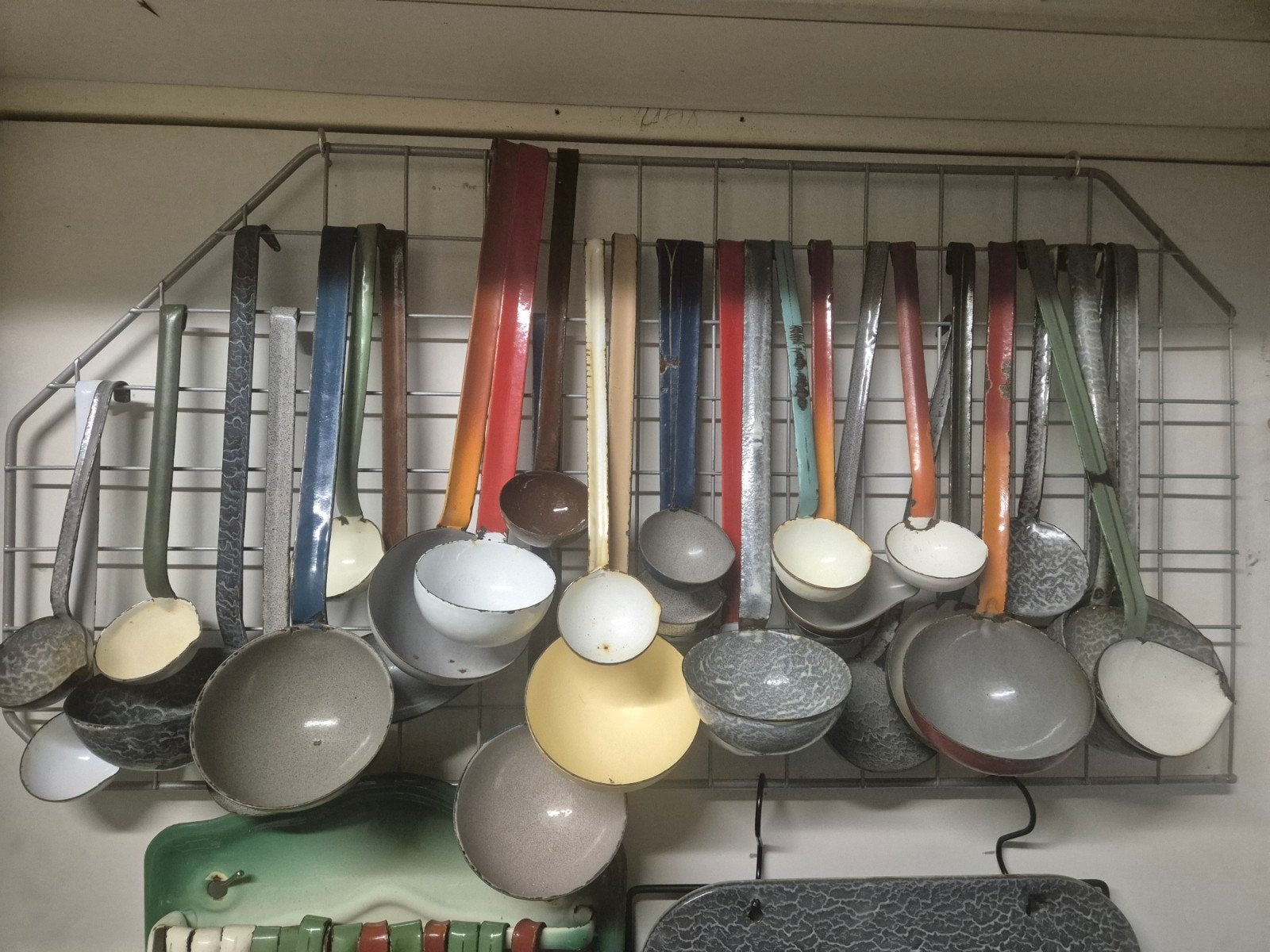 Emaille lepels en schuimspanen, Antiek en Kunst, Antiek | Emaille, Ophalen of Verzenden