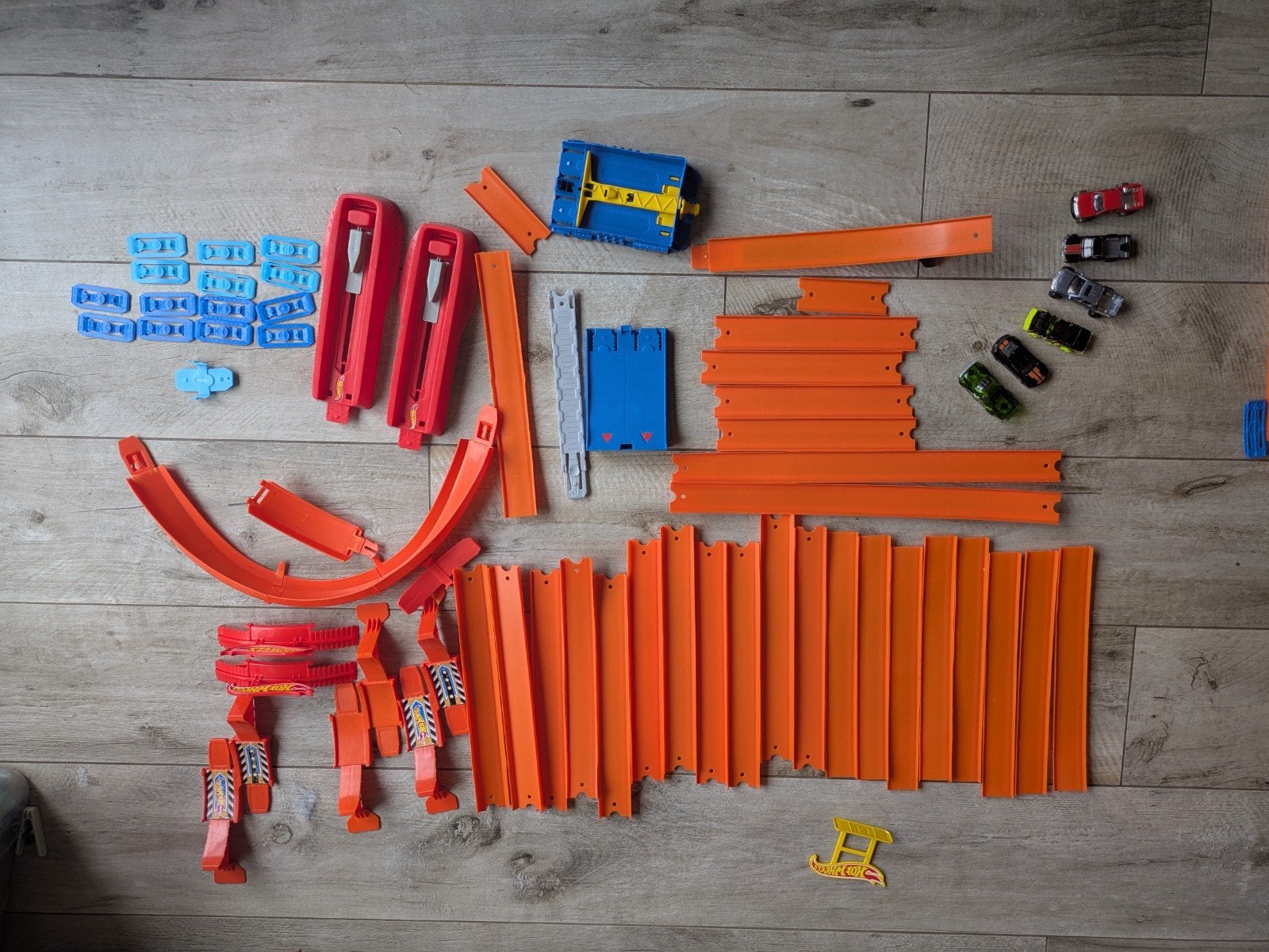 Hot Wheels Baanset met Auto's en Accessoires, Ophalen of Verzenden
