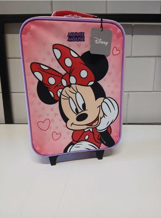 Disney kinderkoffer Minnie Mouse I Was Made For This, Sieraden, Tassen en Uiterlijk, Koffers, Wieltjes, Hard kunststof, Nieuw