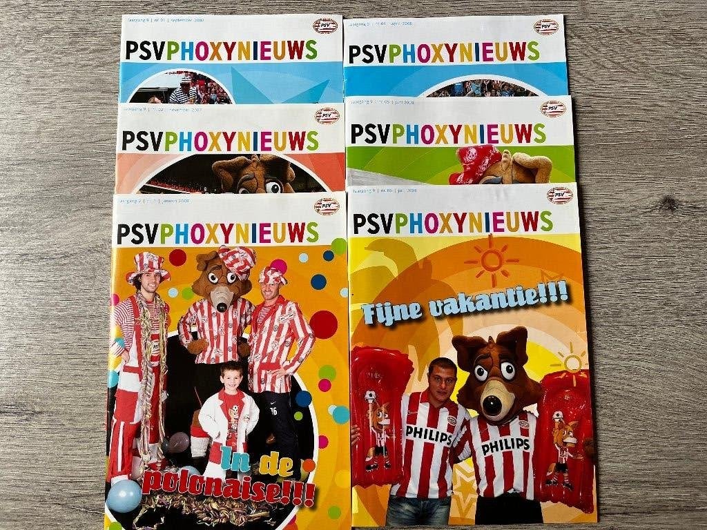 Jaargang 9 PSV Phoxy, Verzamelen, Ophalen of Verzenden, Gebruikt, PSV, Boek of Tijdschrift