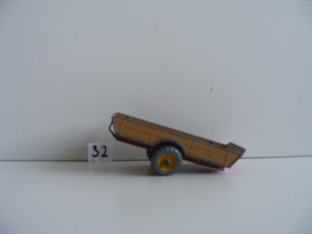 Halesowen farm trailer, dinky toys incompleet (32), Ophalen of Verzenden, Gebruikt, Tractor of Landbouw, Dinky Toys