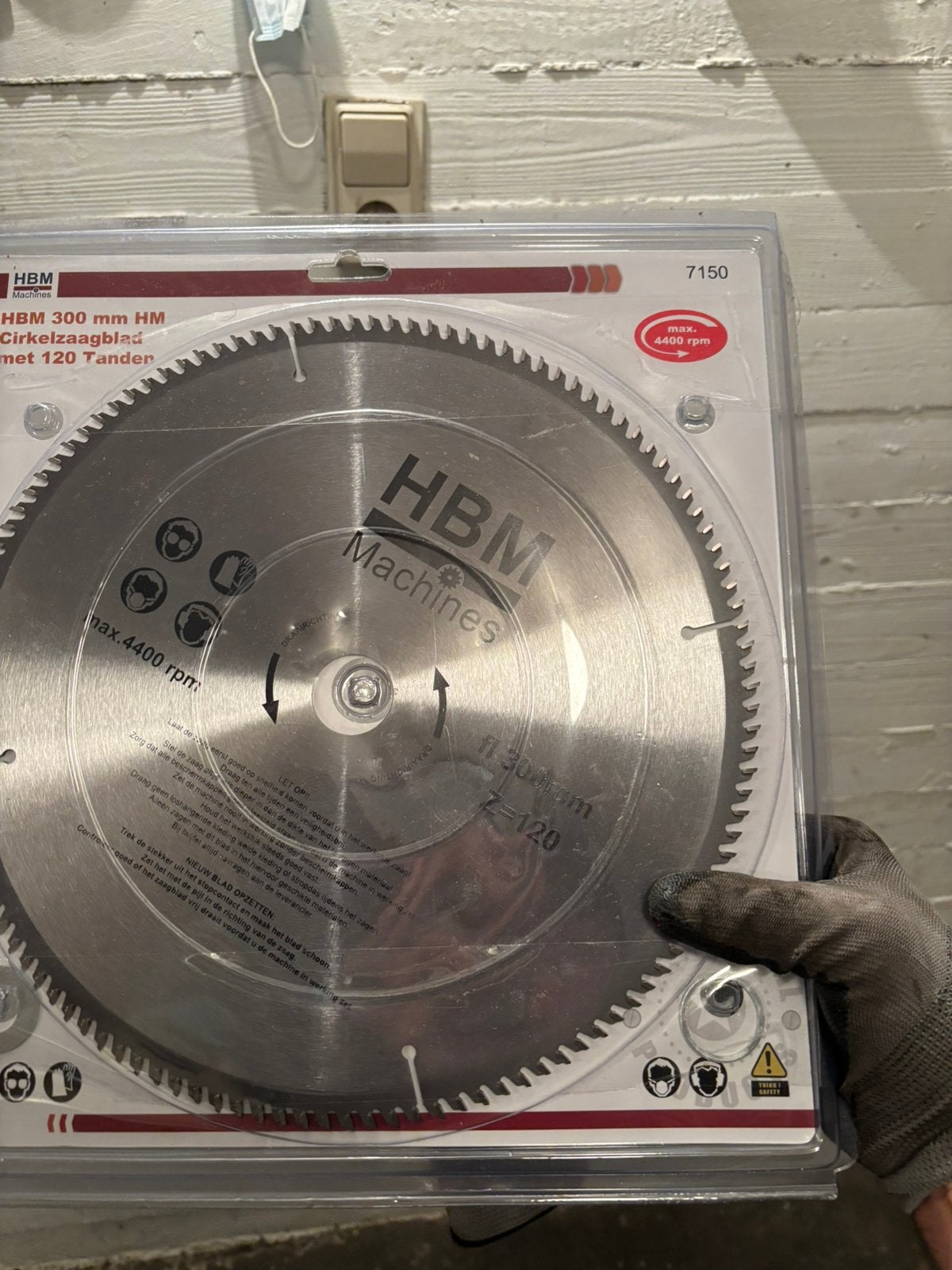Cirkelzagagblad HDM 300 mm HM met 120 tanden Nieuw, Ophalen, Zo goed als nieuw, 1200 watt of meer, 70 mm of meer
