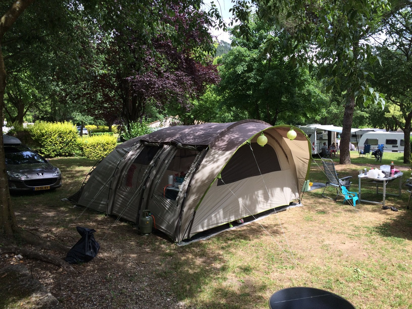Ruime Quechua T6.2 XL familietent - 6 personen, Ophalen, Gebruikt, Tot en met 6