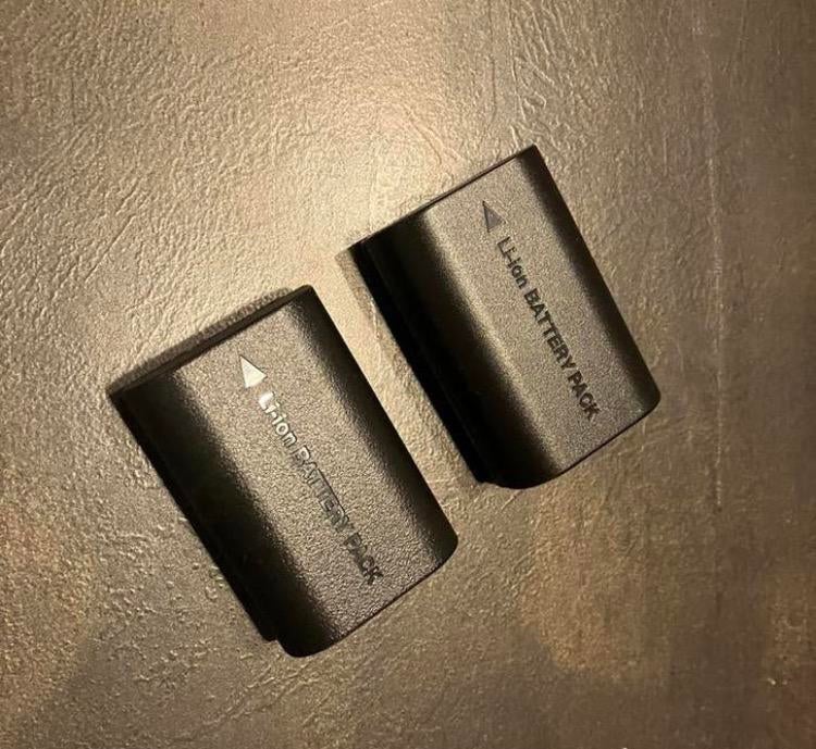 LP-E6 accu’s voor Canon 2x, Audio, Tv en Foto, Fotografie | Accu's en Batterijen, Ophalen of Verzenden, Zo goed als nieuw