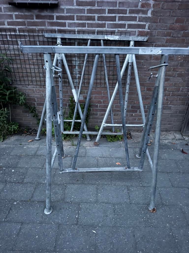 Steiger schragen, Doe-het-zelf en Verbouw, Ophalen of Verzenden, Zo goed als nieuw, Overige typen, Minder dan 2 meter