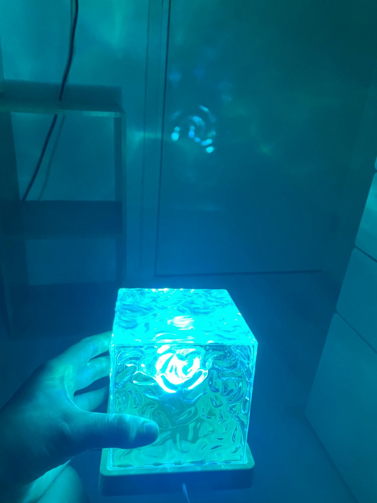 Oceanen lamp, Met afstandsbediening, Ophalen of Verzenden, Zo goed als nieuw, Meerkleurig