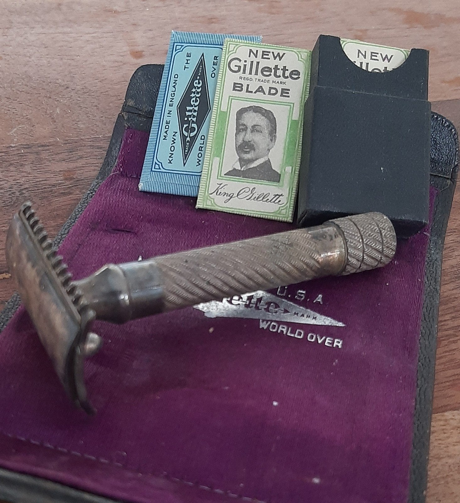 Vintage gilette travelerset 1920, Antiek en Kunst, Ophalen