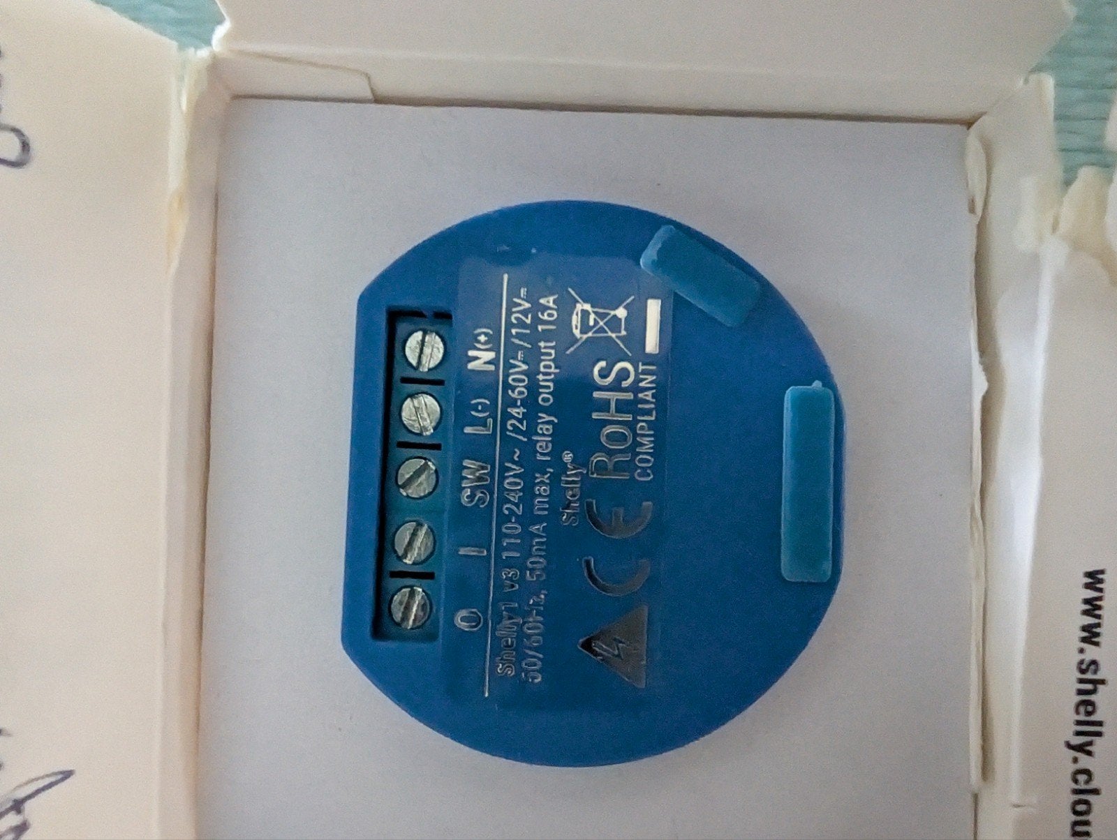 Shelly 1 WiFi Relais Schakelaar - Smart Home, Ophalen of Verzenden