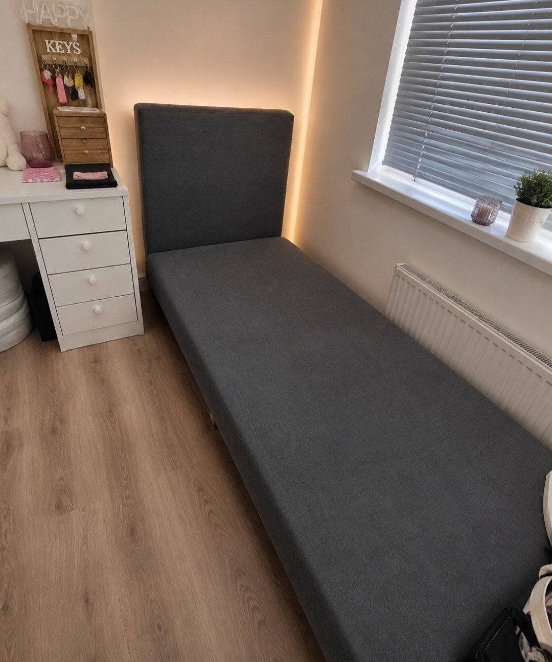 Eenpersoonsbed, Ophalen, 90 cm, Eenpersoons, Zo goed als nieuw