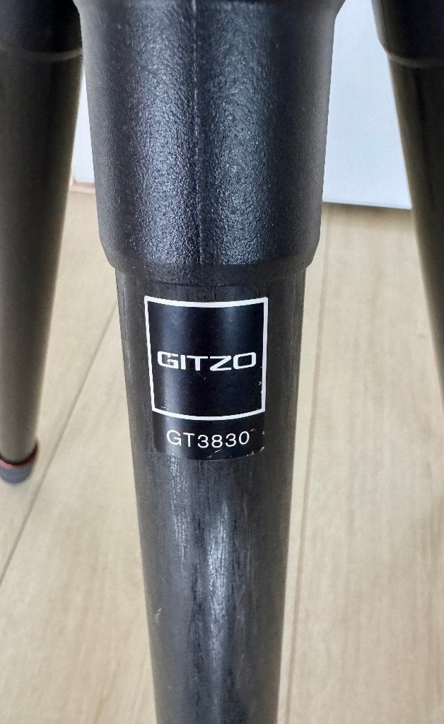 Gitzo GT3830 statief (basalt) met balhoofd, Ophalen, Balhoofd, Zo goed als nieuw, 150 tot 175 cm
