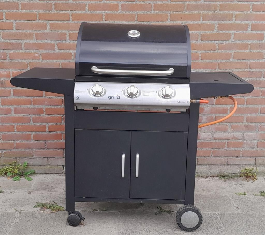 Grilld gasbarbecue, Ophalen, Gebruikt