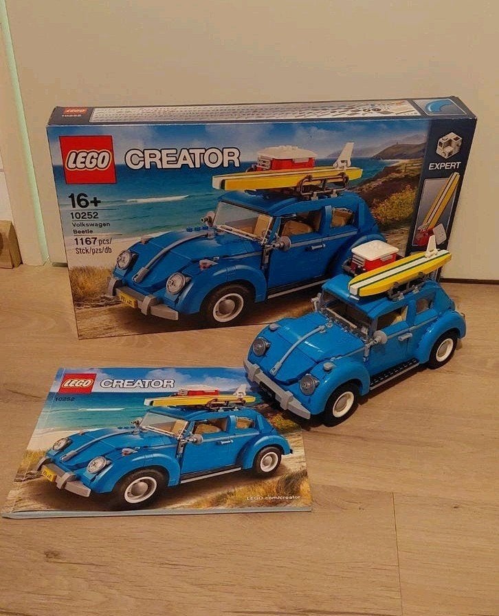LEGO Creator Expert Volkswagen Kever 10252, Ophalen of Verzenden, Zo goed als nieuw