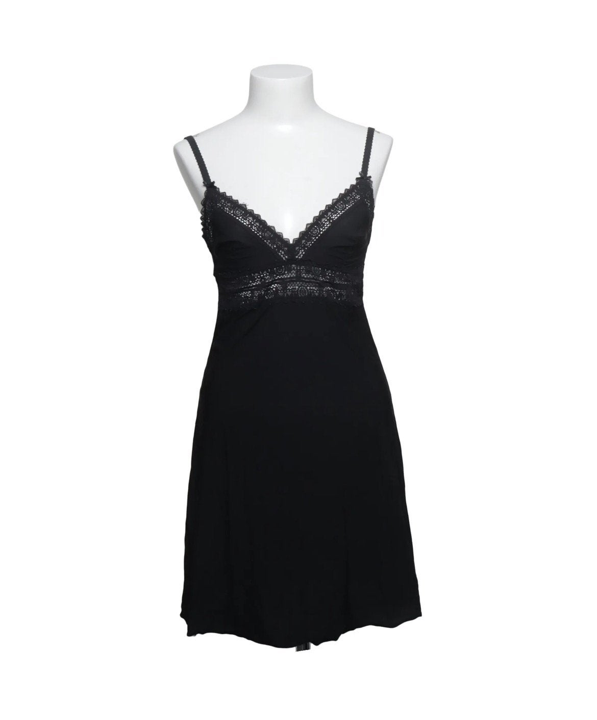 Princesse tamtam neglige / onderjurk met kant M zgan zwart, Ophalen of Verzenden, Zwart, Overige typen