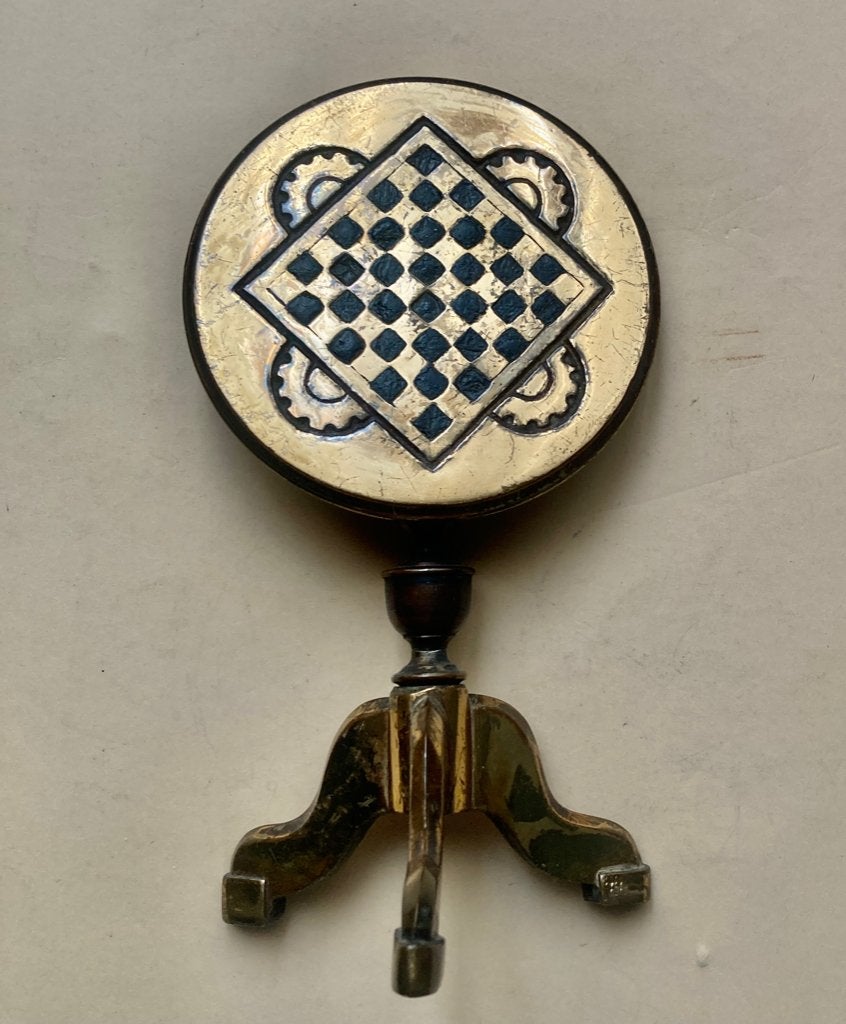 Miniatuur schaaktafeltje, Ophalen of Verzenden