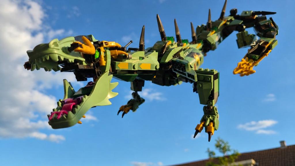 The LEGO Ninjago Movie: Groene ninja mecha draak, Ophalen of Verzenden, Zo goed als nieuw