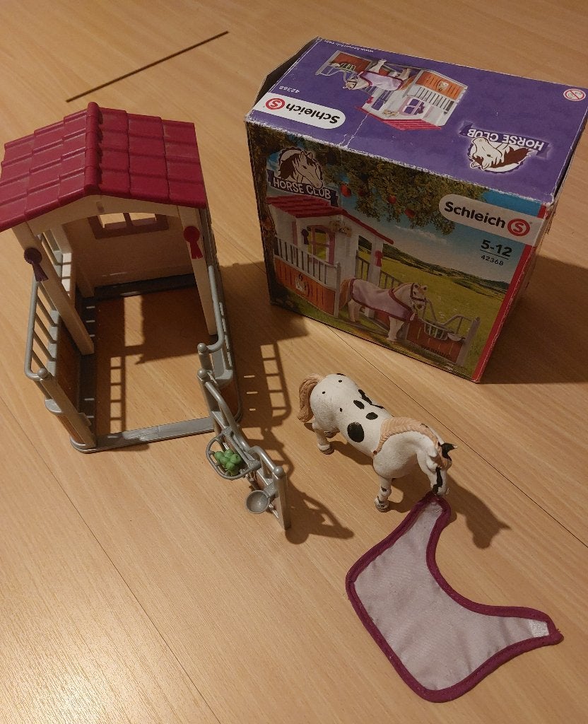 Schleich paardenstal 42368, Ophalen of Verzenden, Zo goed als nieuw