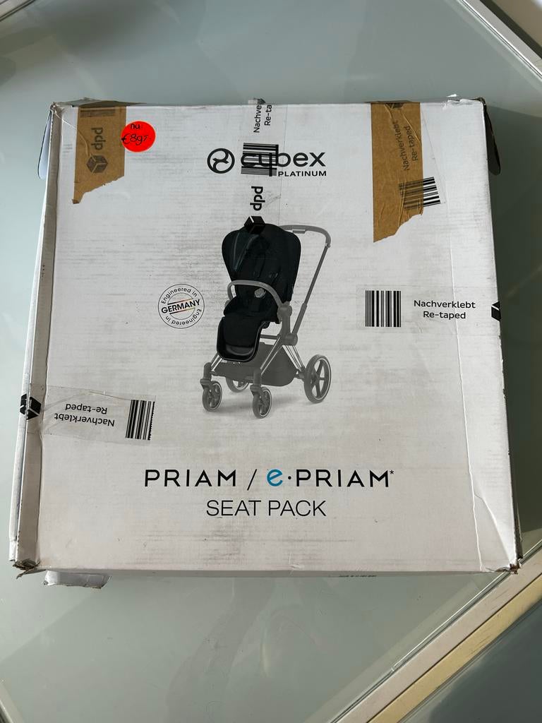 Cybex Priam 4 seatpack Manhattan Grey, Kinderen en Baby's, Buggy's, Zo goed als nieuw, Overige merken, Ophalen