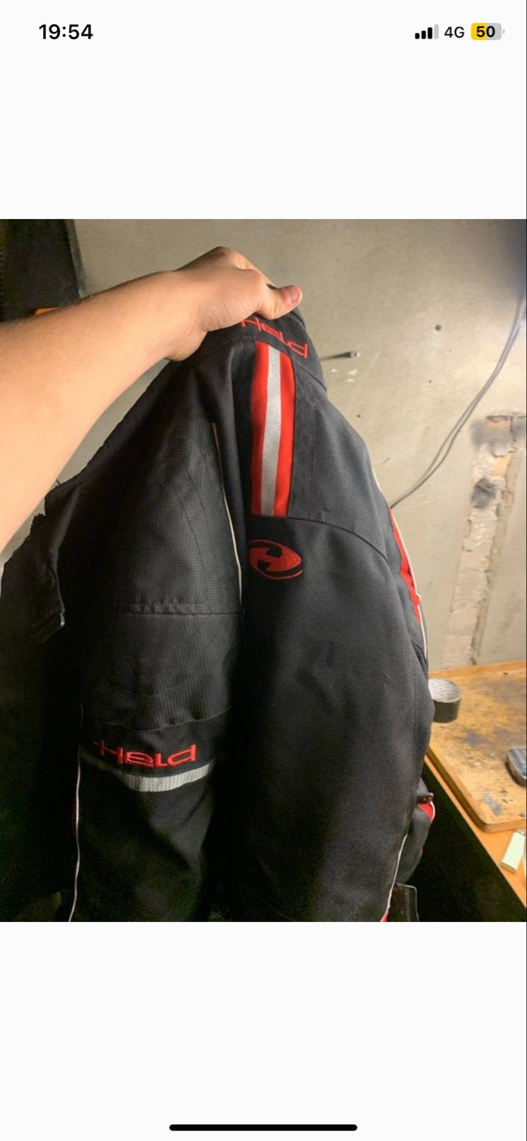Held textiel motorjas - Maat M, Motoren, Kleding | Motorkleding, Jas | textiel, Heren, Tweedehands, Ophalen
