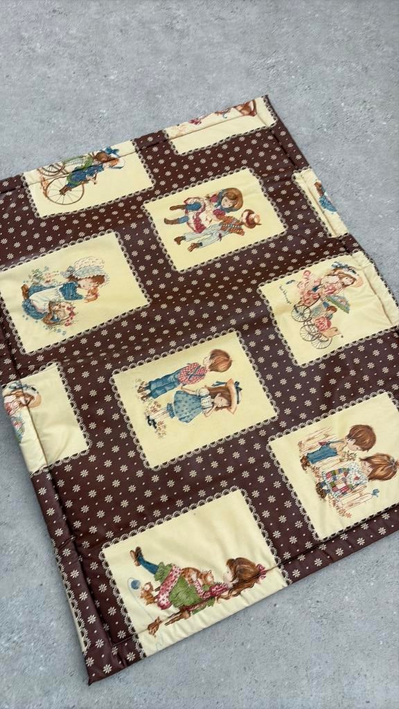 Vintage boxkleed Holly Hobbie, Ophalen of Verzenden, Zo goed als nieuw, Boxkleed