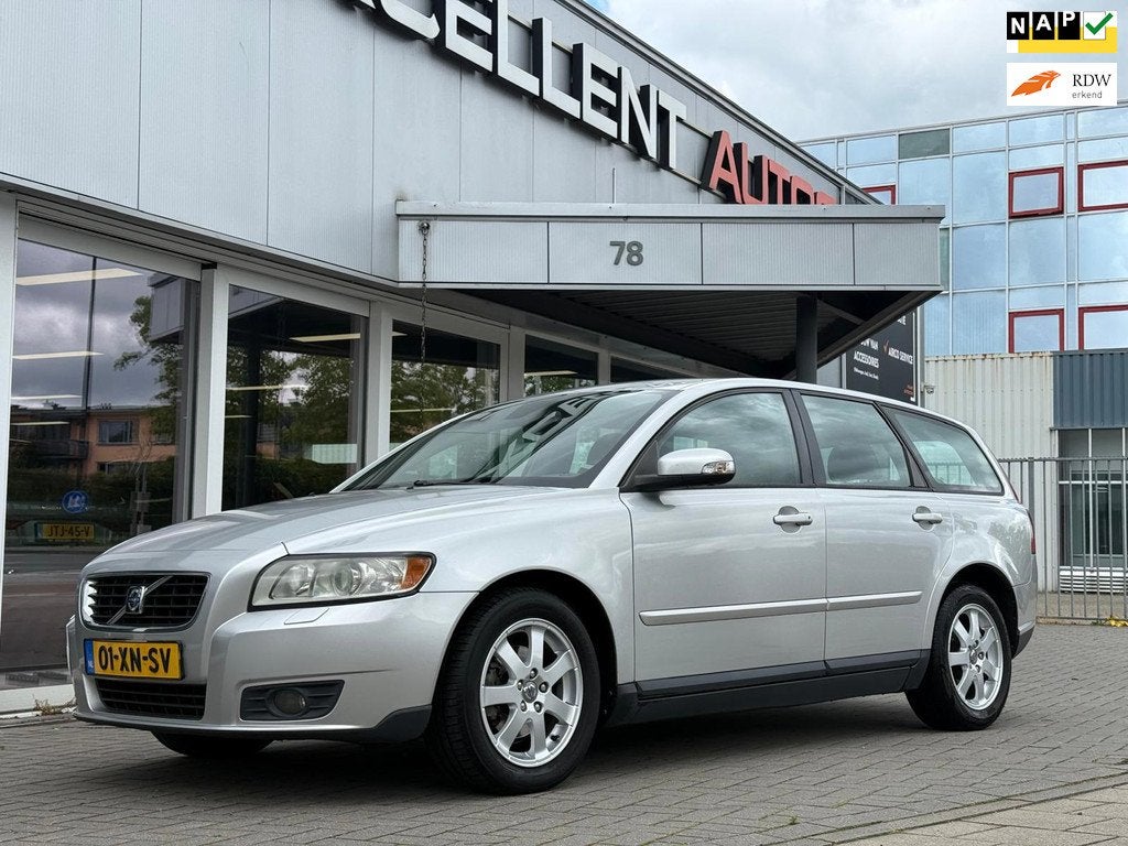 Volvo V50 1.8 Edition I, Auto's, Volvo, Voorwielaandrijving, Zwart, 4 cilinders, 1300 kg
