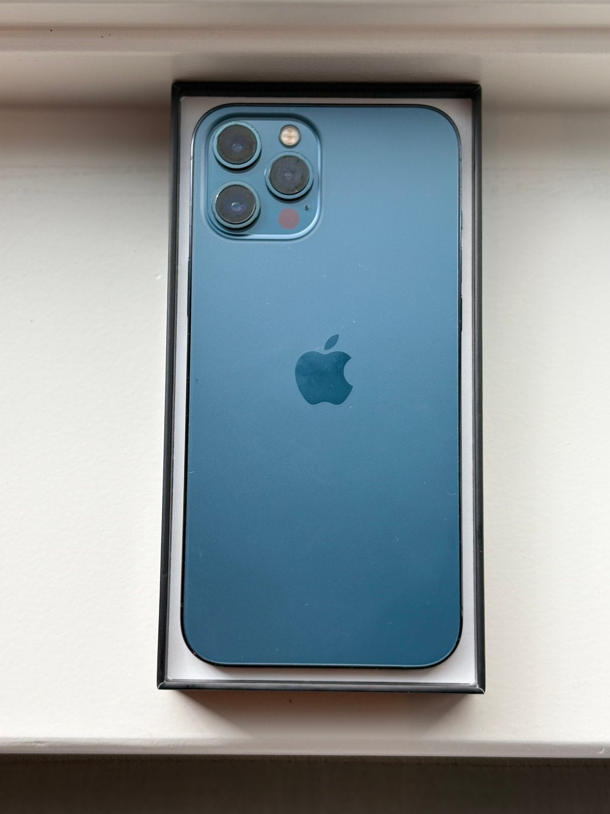 iPhone 12 Pro Max 128GB Pacific Blue, Telecommunicatie, 128 GB, Blauw, Nieuw, Zonder simlock