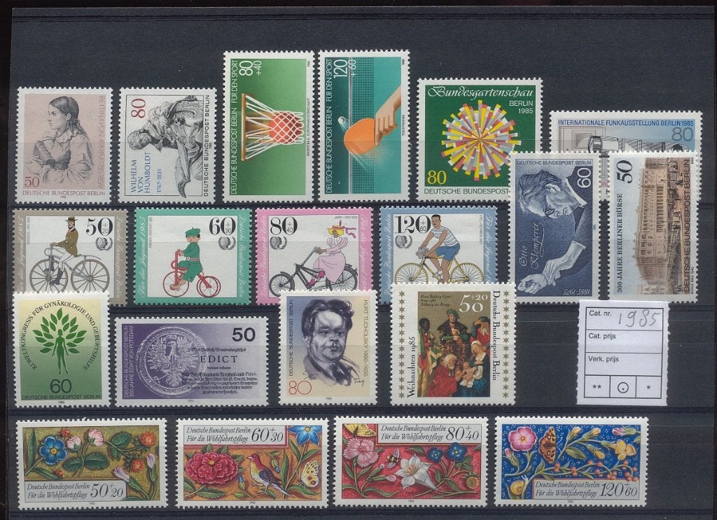 Duitsland Berlijn, Jaargang 1985 compleet postfris., Ophalen of Verzenden, Overige periodes, Postfris