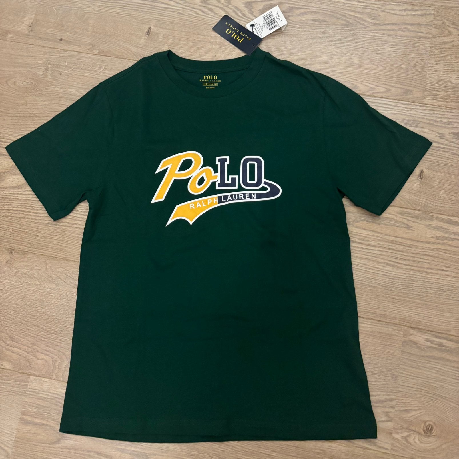 Ralph Lauren jongens t-shirt met print maat 164, Ophalen of Verzenden, Nieuw, Jongen, Shirt of Longsleeve