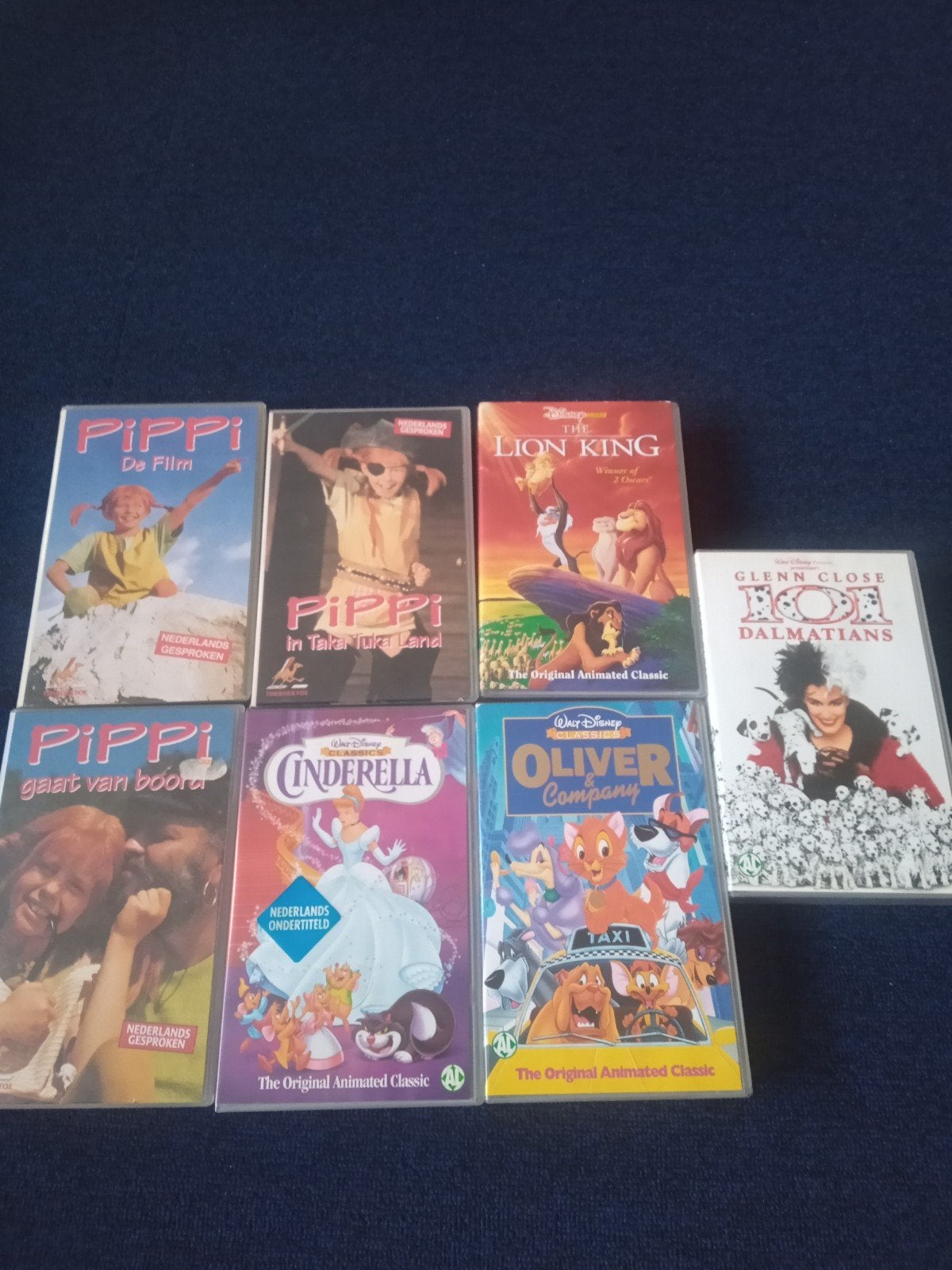KINDER VIDEO BANDEN VHS 13 STUKS, Alle leeftijden, Ophalen, Gebruikt, Overige typen