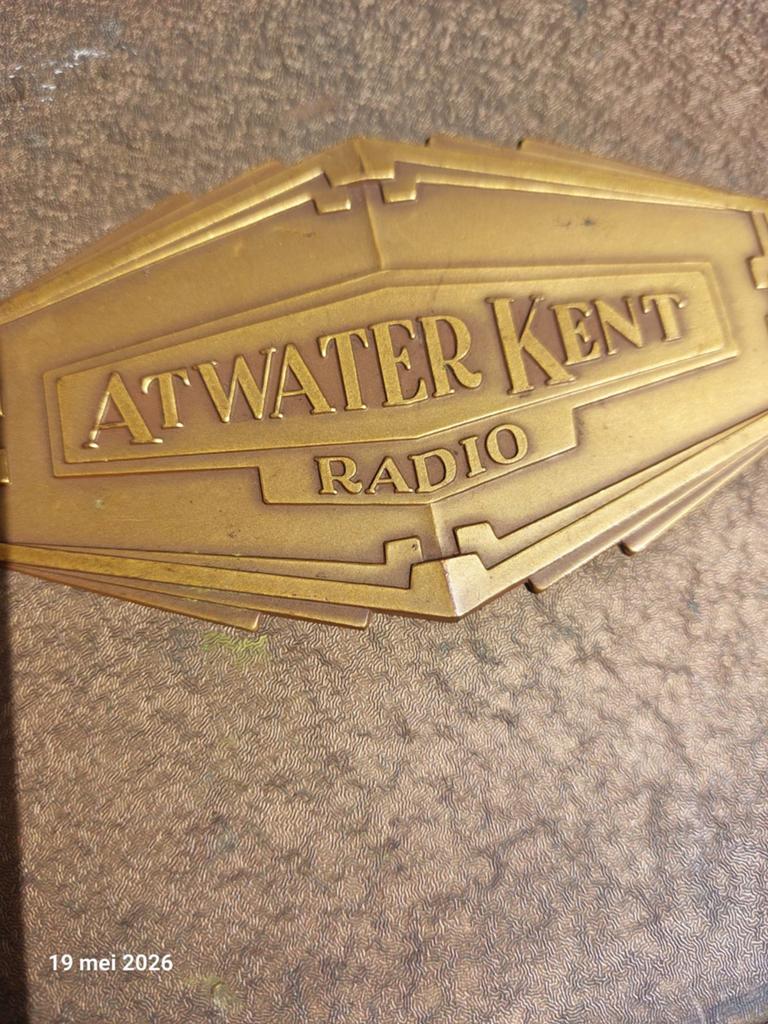 Antieke Atwater Kent Radio - Vintage Buizenradio, Audio, Tv en Foto, Radio's, Ophalen of Verzenden, Gebruikt, Radio