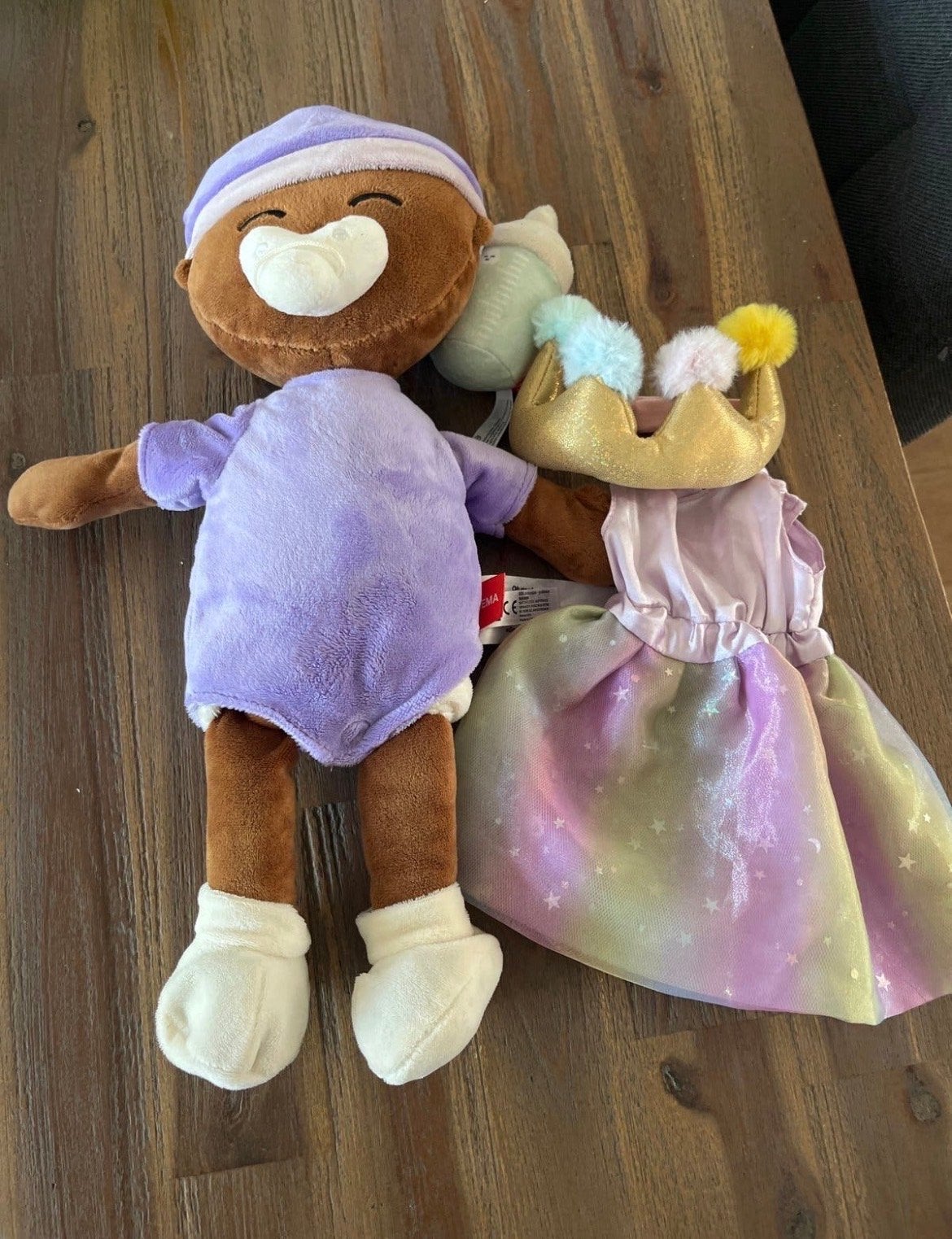 HEMA knuffelpop met verkleedset en accessoires, Ophalen of Verzenden, Zo goed als nieuw, Overige typen