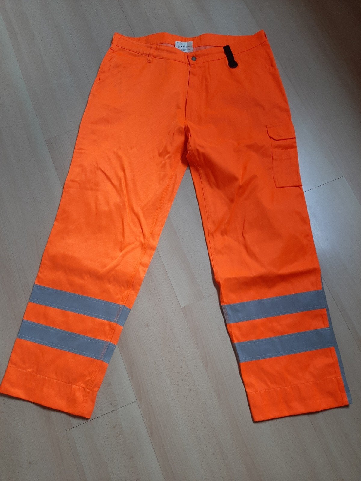 Zgan oranje werkbroek, maat 60., Ophalen of Verzenden, Zo goed als nieuw
