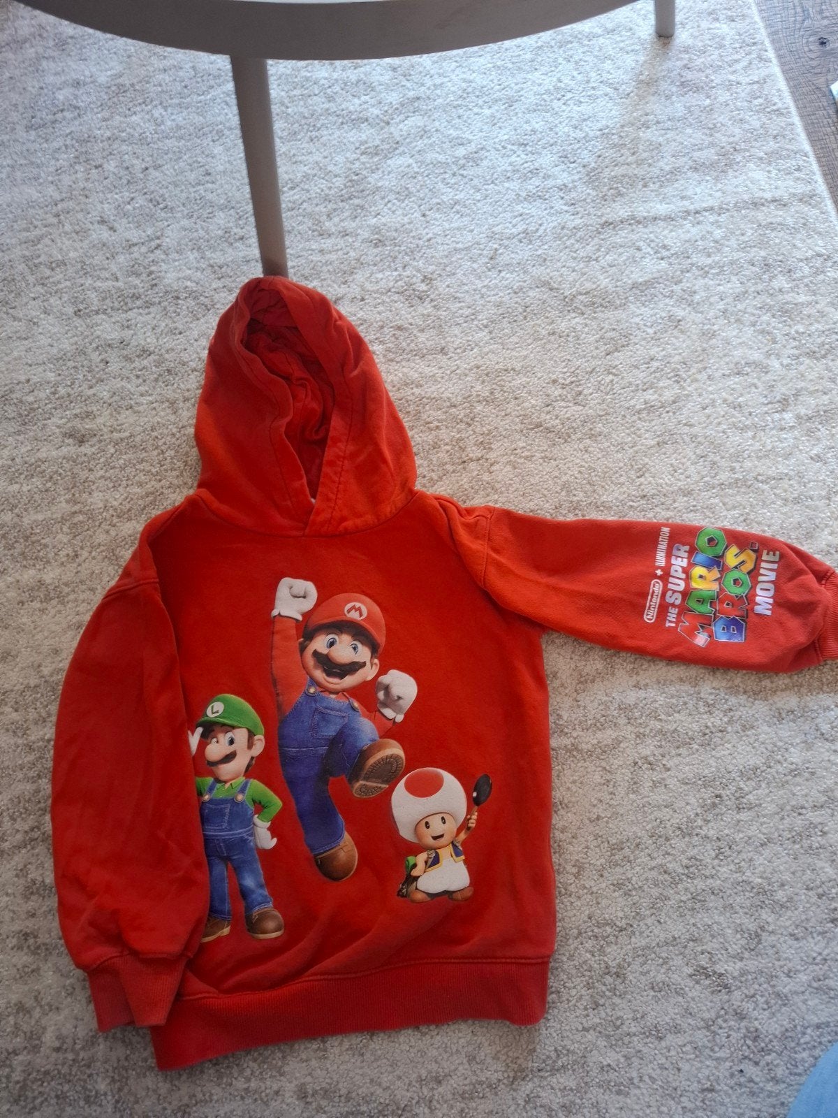 Super Mario Bros. Movie Trui Maat 122/128, Gebruikt, Jongen of Meisje, Trui of Vest, Ophalen of Verzenden