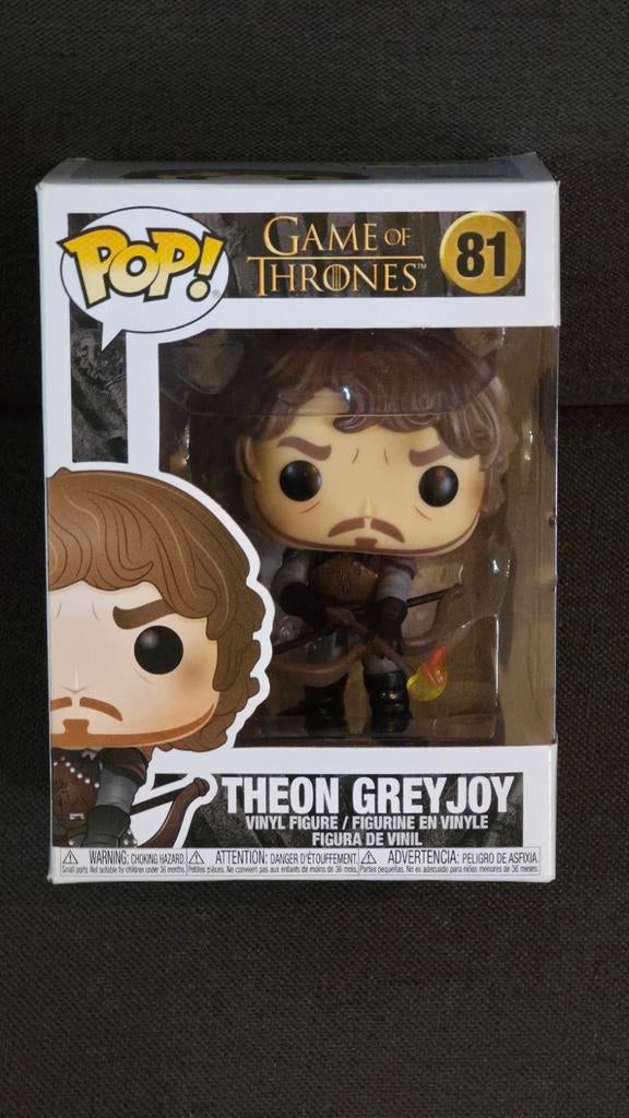 Funko Pop! Game of Thrones Theon Greyjoy 81, Ophalen of Verzenden, Zo goed als nieuw