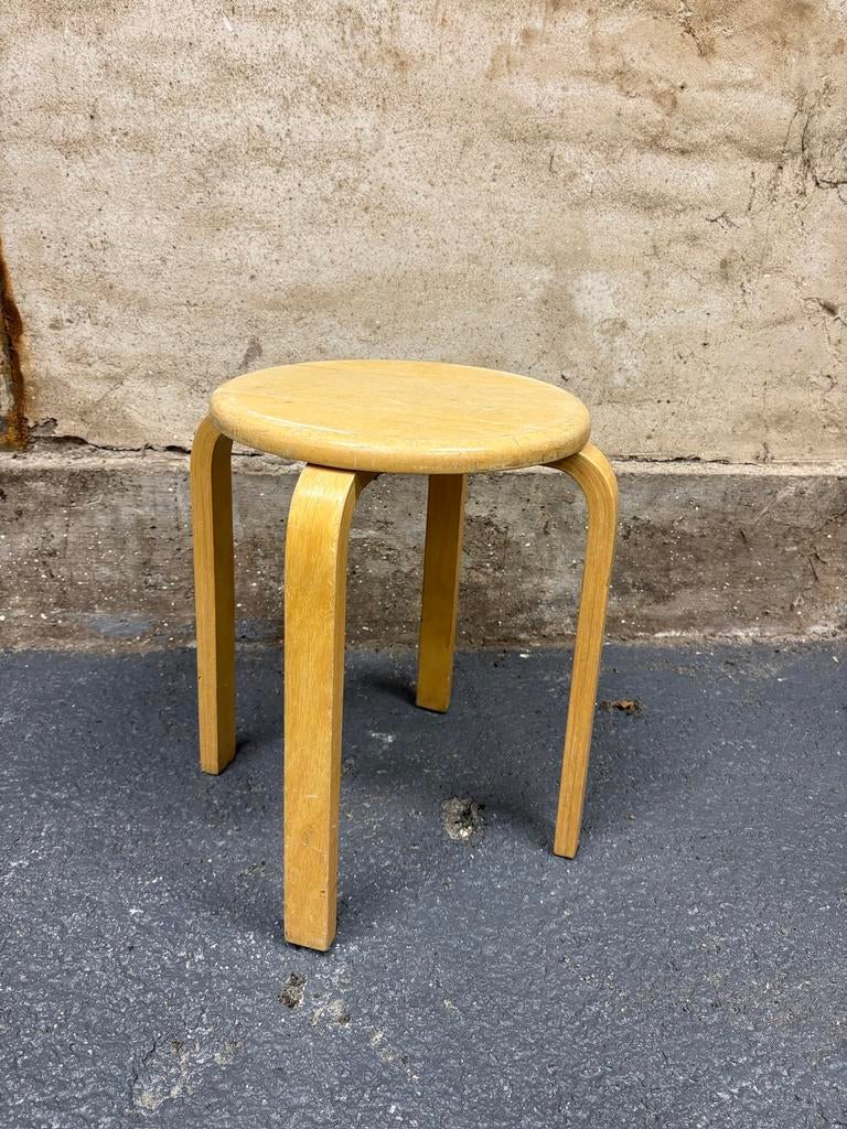Vintage Ikea Frosta Kruk Alvar Aalto, Huis en Inrichting, Krukjes, Ophalen, Gebruikt, Hout