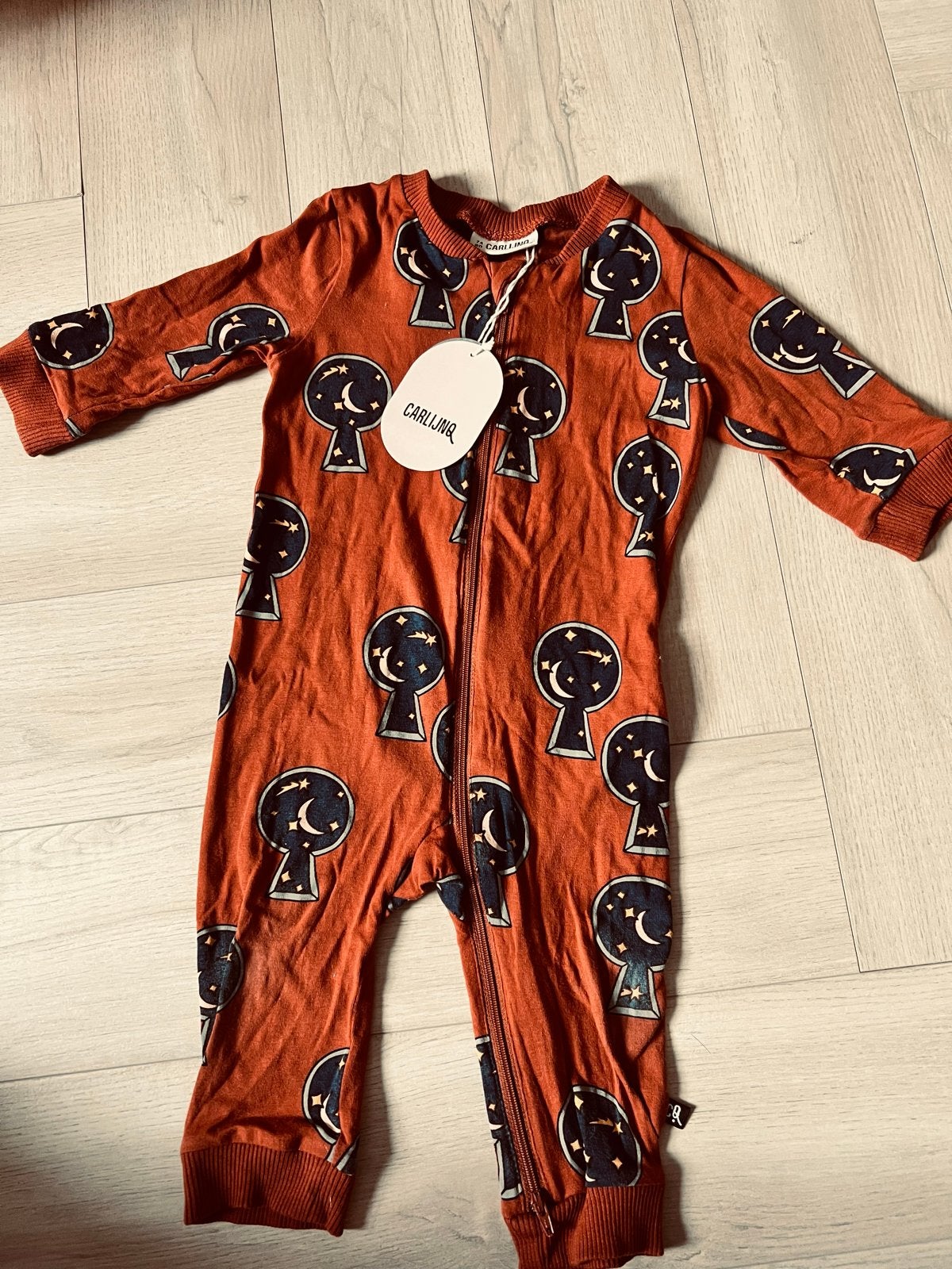 CarlijnQ Keyhole baby boxpak - met kaartje, Ophalen of Verzenden, Zo goed als nieuw, Jongetje of Meisje