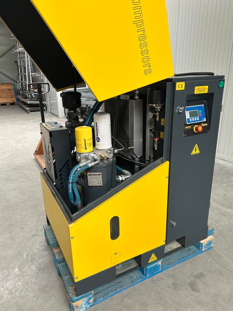 Tamsan TVK 2501 E compressor 7,5kW, Doe-het-zelf en Verbouw, Compressors, Ophalen, Gebruikt, 6 tot 10 bar, 800 liter/min of meer
