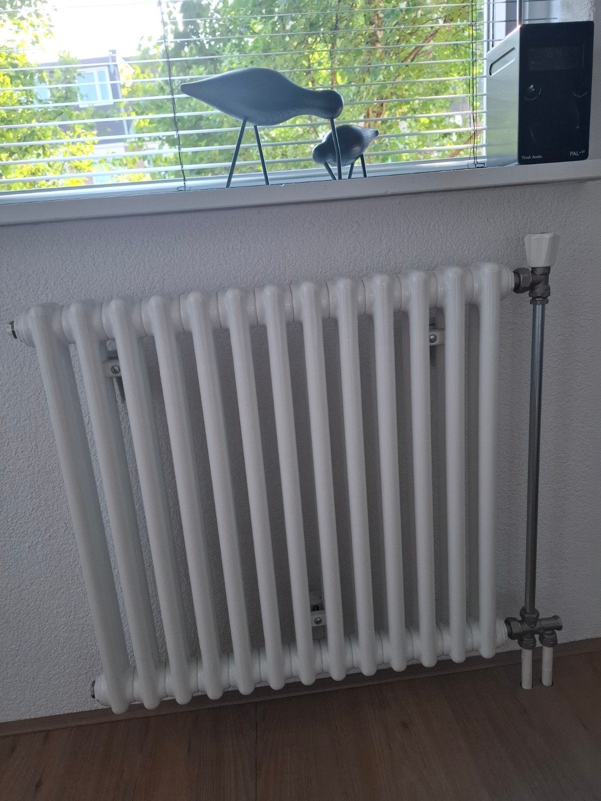 2x witte radiator/verwarmingen, 60 x 60CM!, Ophalen, Radiator, 30 tot 80 cm