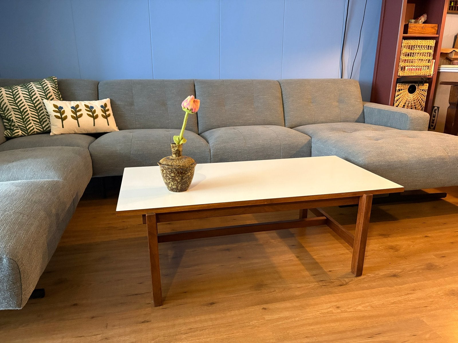 Pastoe Japanse serie salontafel Cees Braakman Teakhout, Ophalen, Gebruikt, 100 tot 150 cm, Teakhout