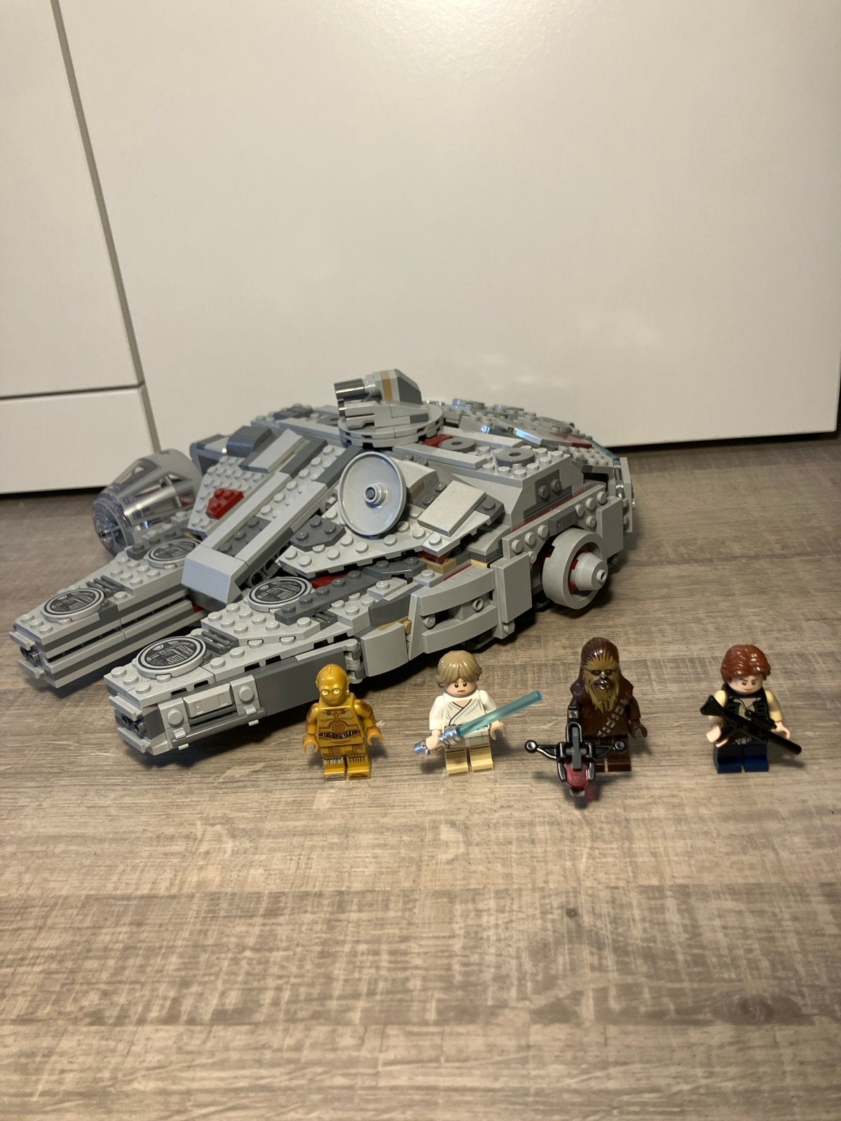 Lego Star Wars Millennium Falcon met minifiguren, Ophalen of Verzenden, Zo goed als nieuw, Overige merken