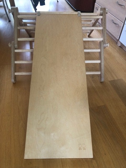 Houten klimrek met glijbaan/klimplank van Ette Tete., Kinderen en Baby's, Ophalen, Zo goed als nieuw, Klimwand