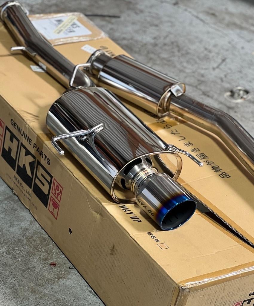 HKS Super Turbo Muffler uitlaat Nissan Skyline R33 GTR GT-R, Auto diversen, Tuning en Styling, Ophalen of Verzenden