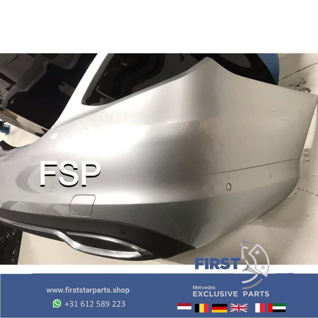 W205 achterbumper Mercedes C Klasse 2014-2019 zwart wit grij, Auto-onderdelen, Gebruikt, -, Ophalen of Verzenden, Achter