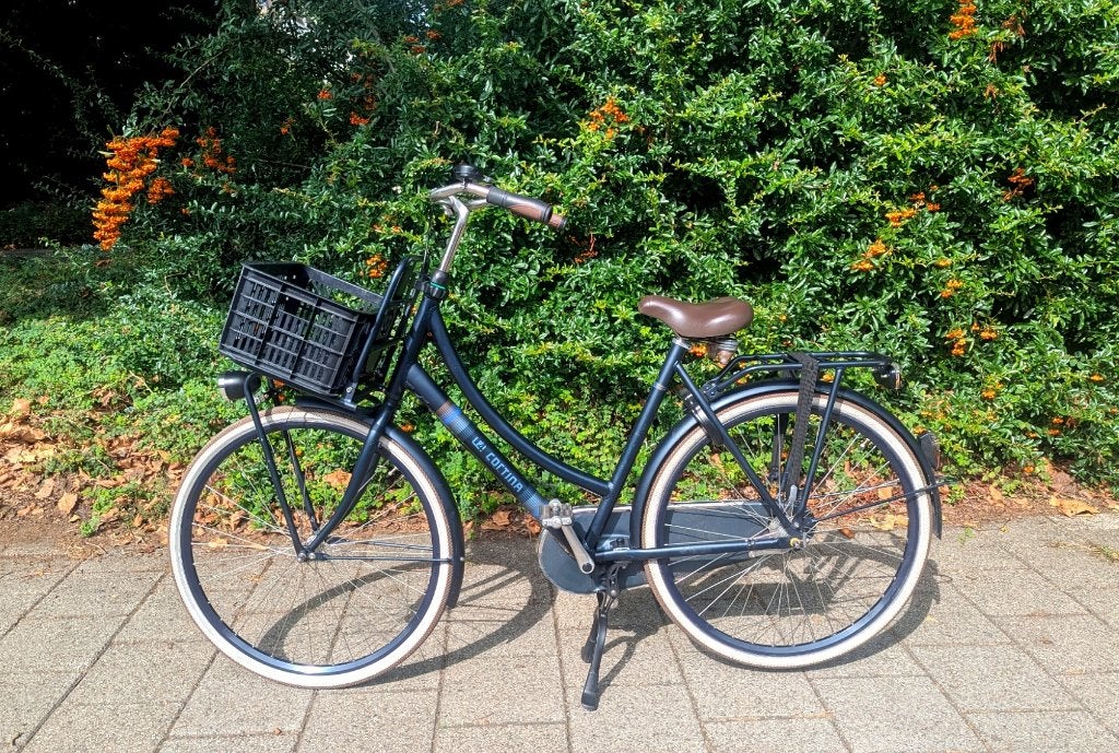 Cortina U4 Transportfiets Dames 28 inch - Blauw, Terugtraprem, Gebruikt, Versnellingen, 56 cm of meer