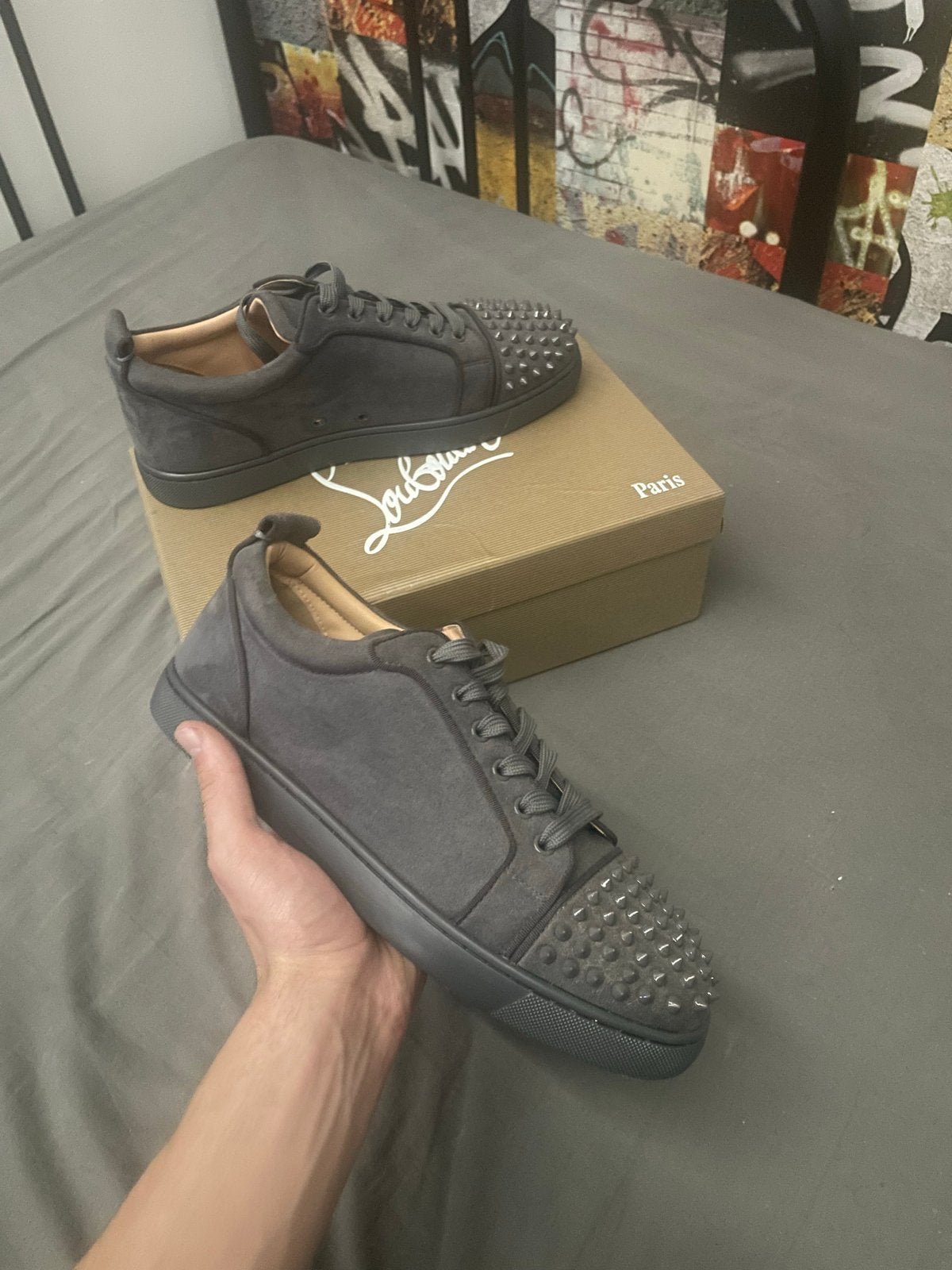 Christian louboutin schoenen - maat 44, Overige kleuren, Verzenden, Sneakers of Gympen, Zo goed als nieuw