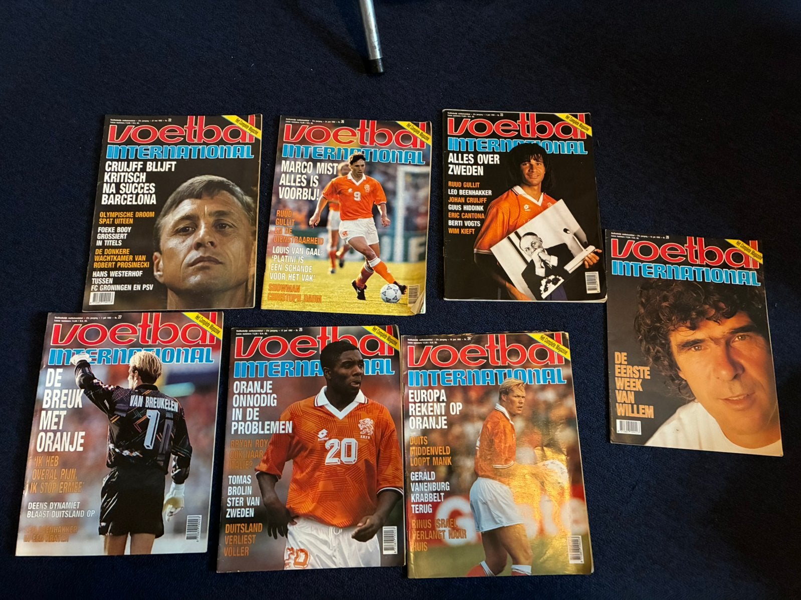 Voetbal international ek 92, Ophalen of Verzenden, Gelezen, Sport en Vrije tijd