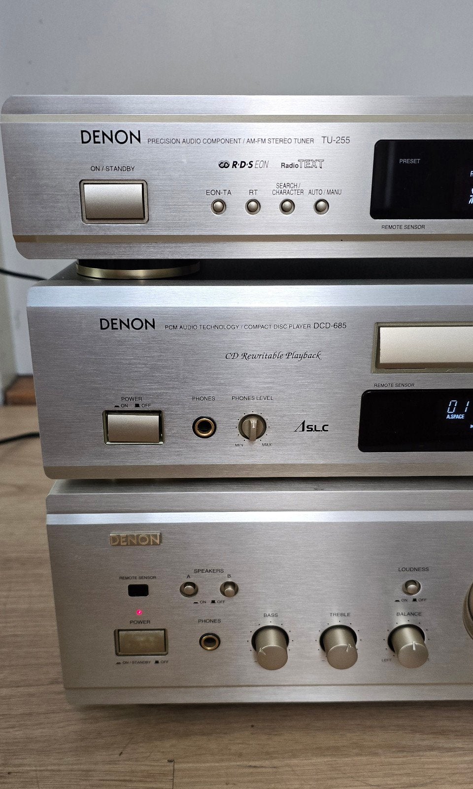 Denon Hifi Set: Versterker, CD-speler,Tuner met afstandsbed, Ophalen of Verzenden