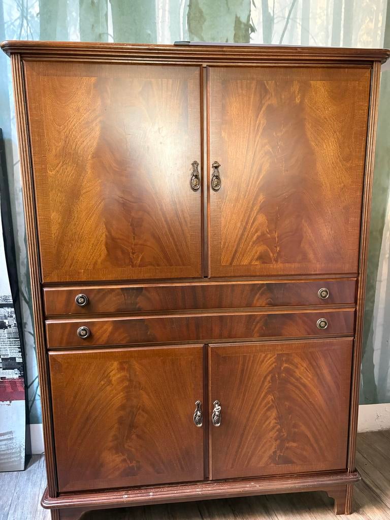 Vintage Kast met Lades en Deuren - Elegant en Functioneel, Antiek en Kunst, Antiek | Meubels | Kasten, Ophalen